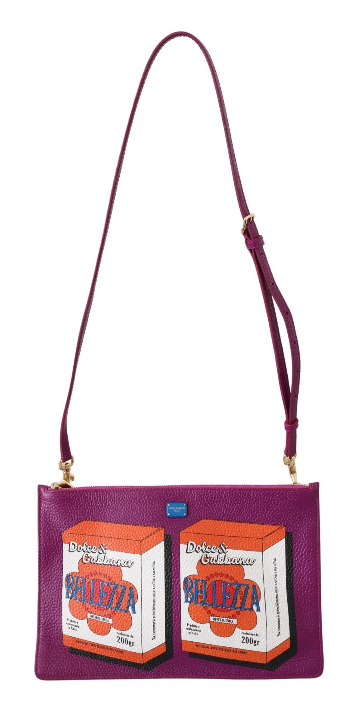 Dolce & Gabbana Women's Bellezza Sling Shoulder Bag Purple VAS8860