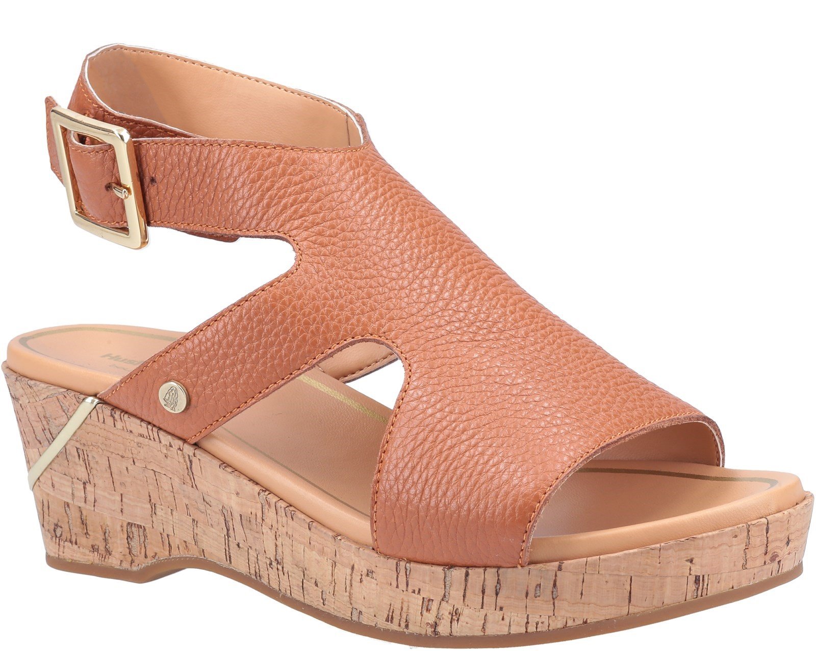 Hush Puppies Women's Maya Wedge Sandal Various Colours 31952 - Tan 3