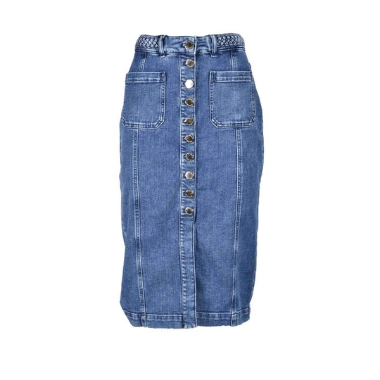 Pinko Women's Skirt Blue 351219 - blue 44