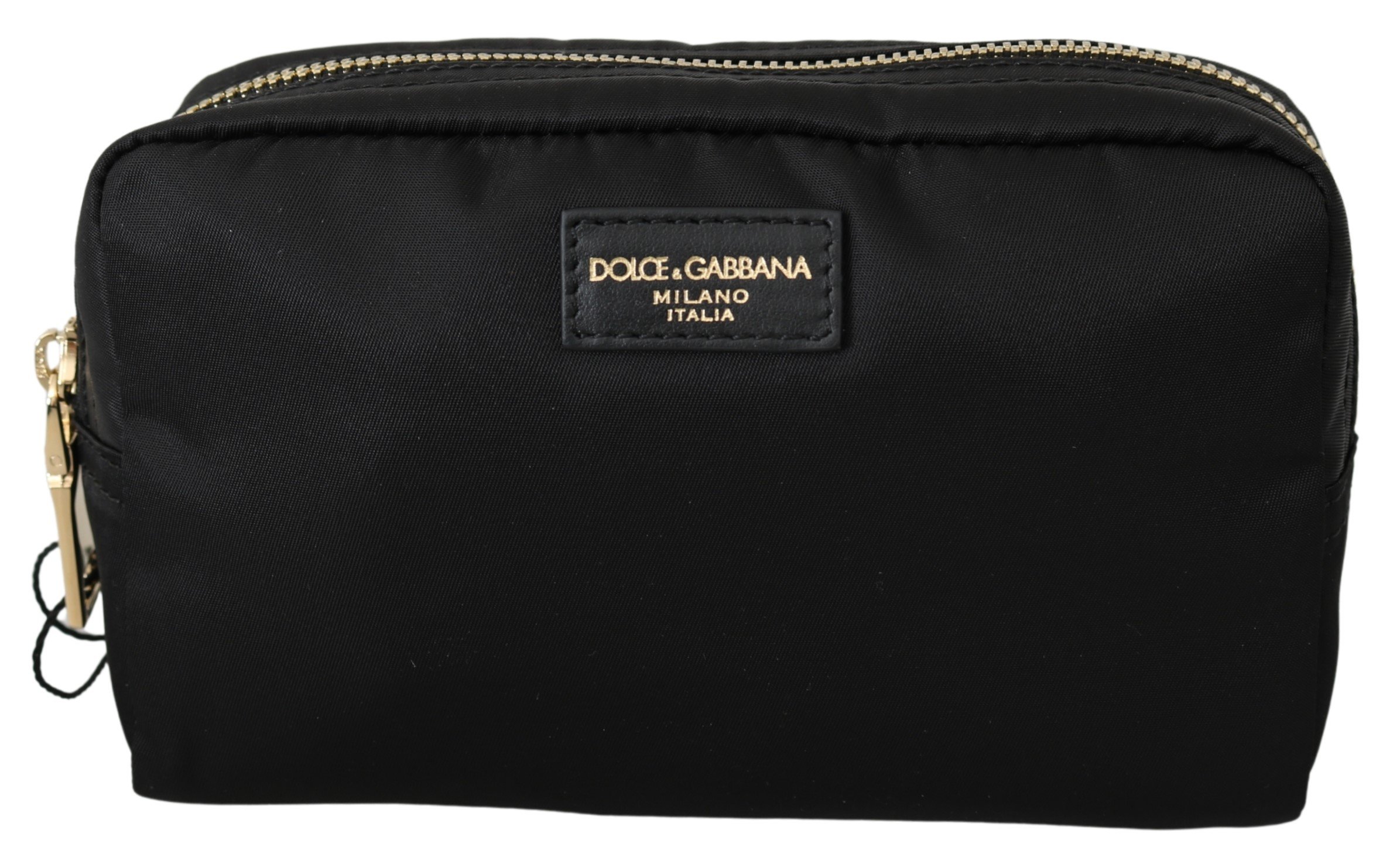 Dolce & Gabbana Women's Toiletry Hand Pouch Nylon Wallet Black VAS10060