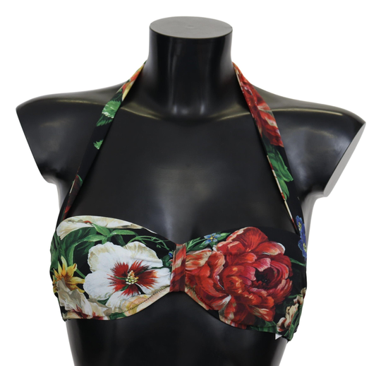Dolce & Gabbana Women's Floral Print Bikini Tops BIK1405-IT1 - IT1 | XS