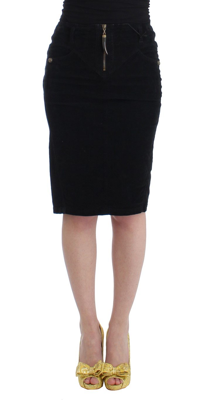 Cavalli Women's Skirt Black SIG11823 - IT40|S