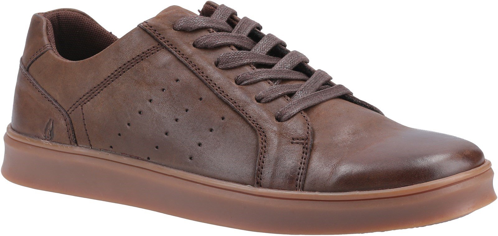 Hush Puppies Men's Mason Lace Trainer Various Colours 31973 - Coffee 7