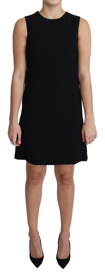 Dolce & Gabbana Women's Sleeveless A-Line Shift Mini Dress Black DR2647 - IT40|S