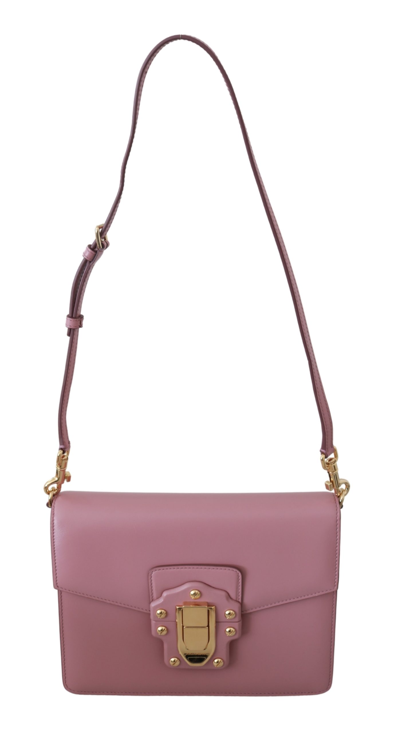 Dolce & Gabbana Women's Leather LUCIA Shoulder Bag Pink VAS9217
