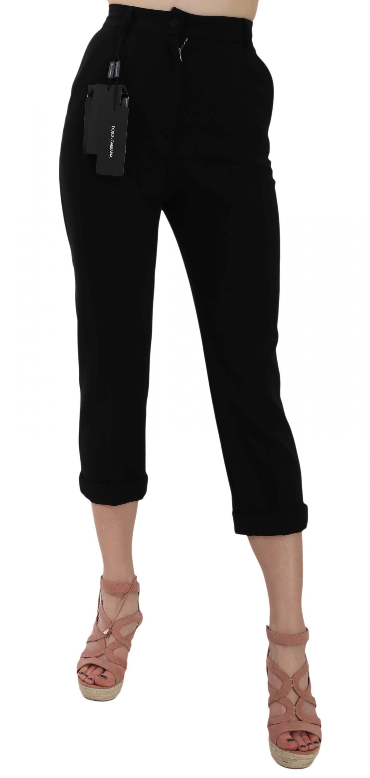 Dolce & Gabbana Women's Trouser Black BYX1349 - IT36 | XS