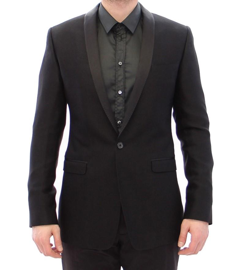 Dolce & Gabbana Men's Slim Smoking Blazer Beige GJH10758 - IT54 | XXL