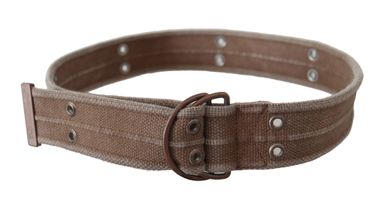 Dolce & Gabbana Women's Leather Logo Sling Cintura Buckle Belt Beige BEL8148 - 100 cm / 40 Inches