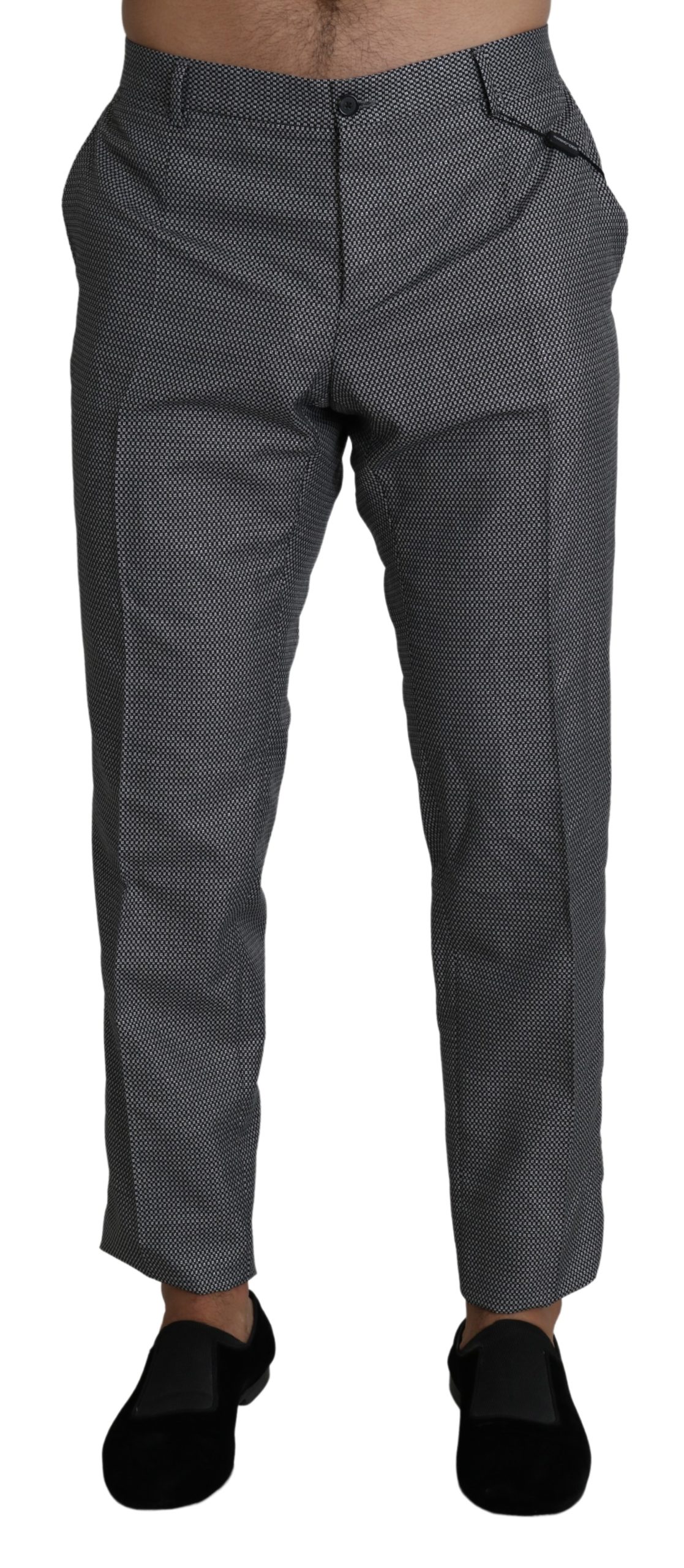 Dolce & Gabbana Men's Formal Dress Slim Fit Trouser Gray PAN71399 - IT54 | XL