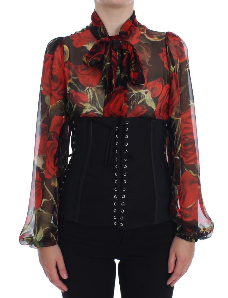 Dolce & Gabbana Women's Stretch Waist Strap Corset Belt Black SIG20139 - IT42|M