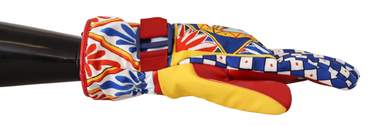Multicolor Carretto Winter Warm Womens Mittens Gloves - 8|M