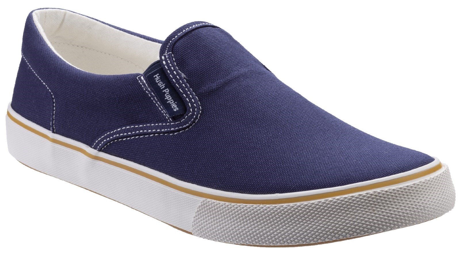 Hush Puppies Women's Byanca Slip On Shoe Various Colours 29715 - Navy Canvas 8