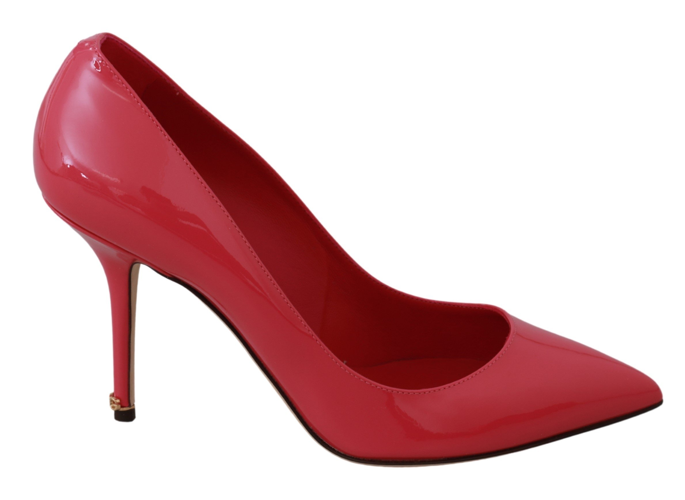 Dolce & Gabbana Women's Patent Leather Heels Pink LA6417 - EU35.5/US5