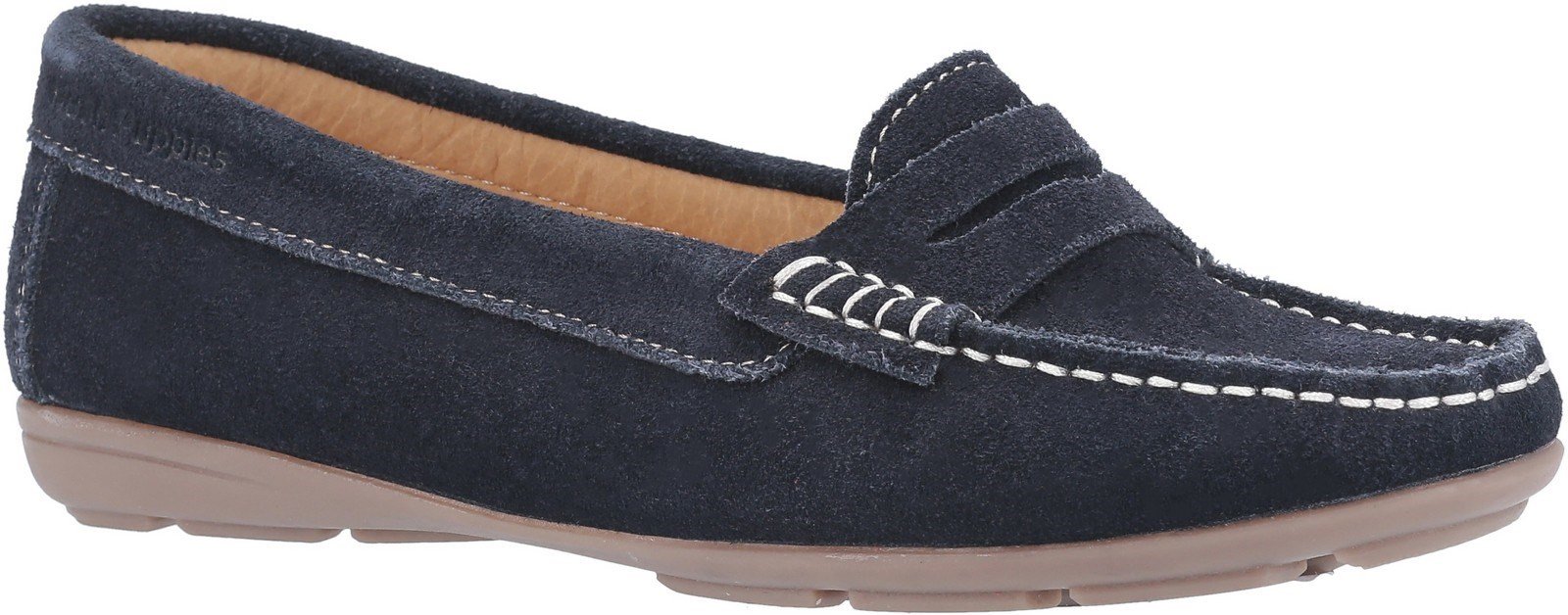 Hush Puppies Women's Margot Slip On Loafer Various Colours 30238 - Navy 3