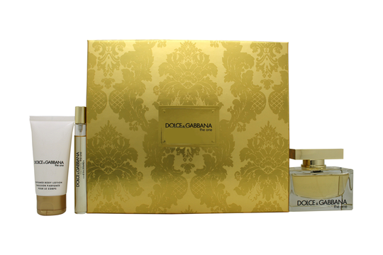 Dolce & Gabbana The One Gift Set 75ml EDP + 10ml EDP + 50ml Body Lotion - 0