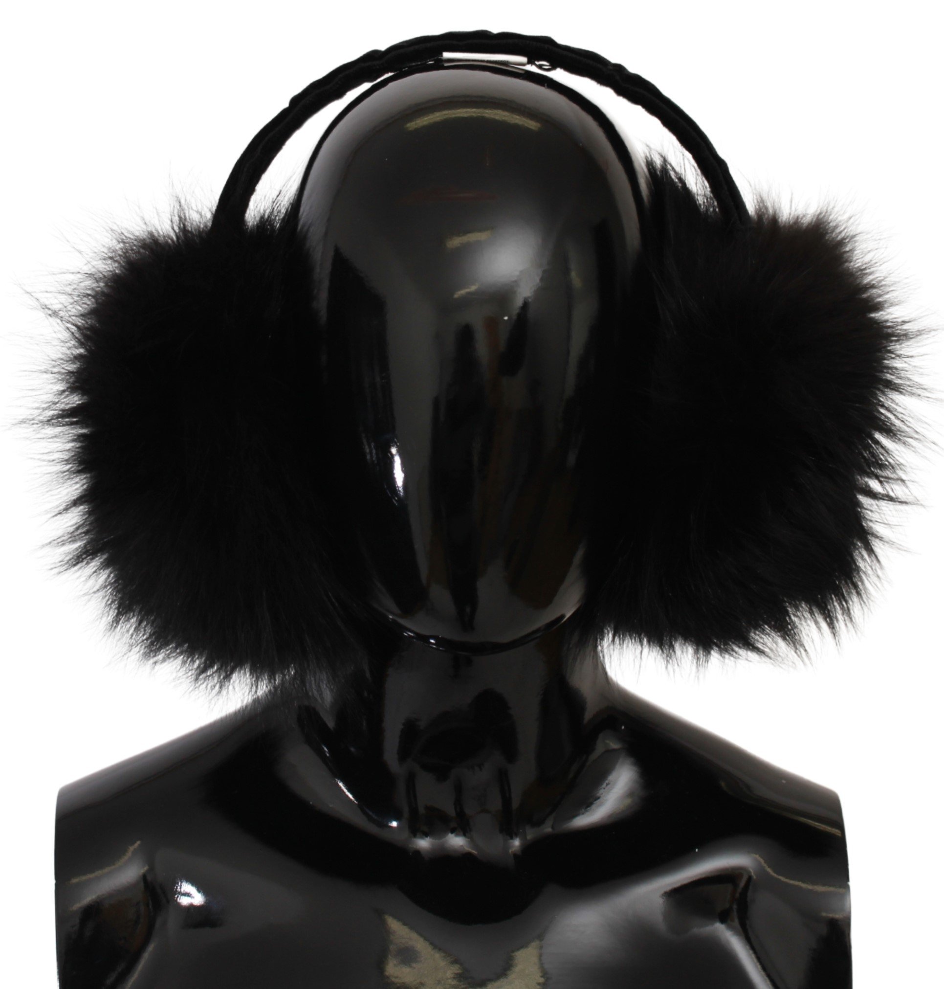 Dolce & Gabbana Women's Fur Winter Warmer Hat Black HAT20032