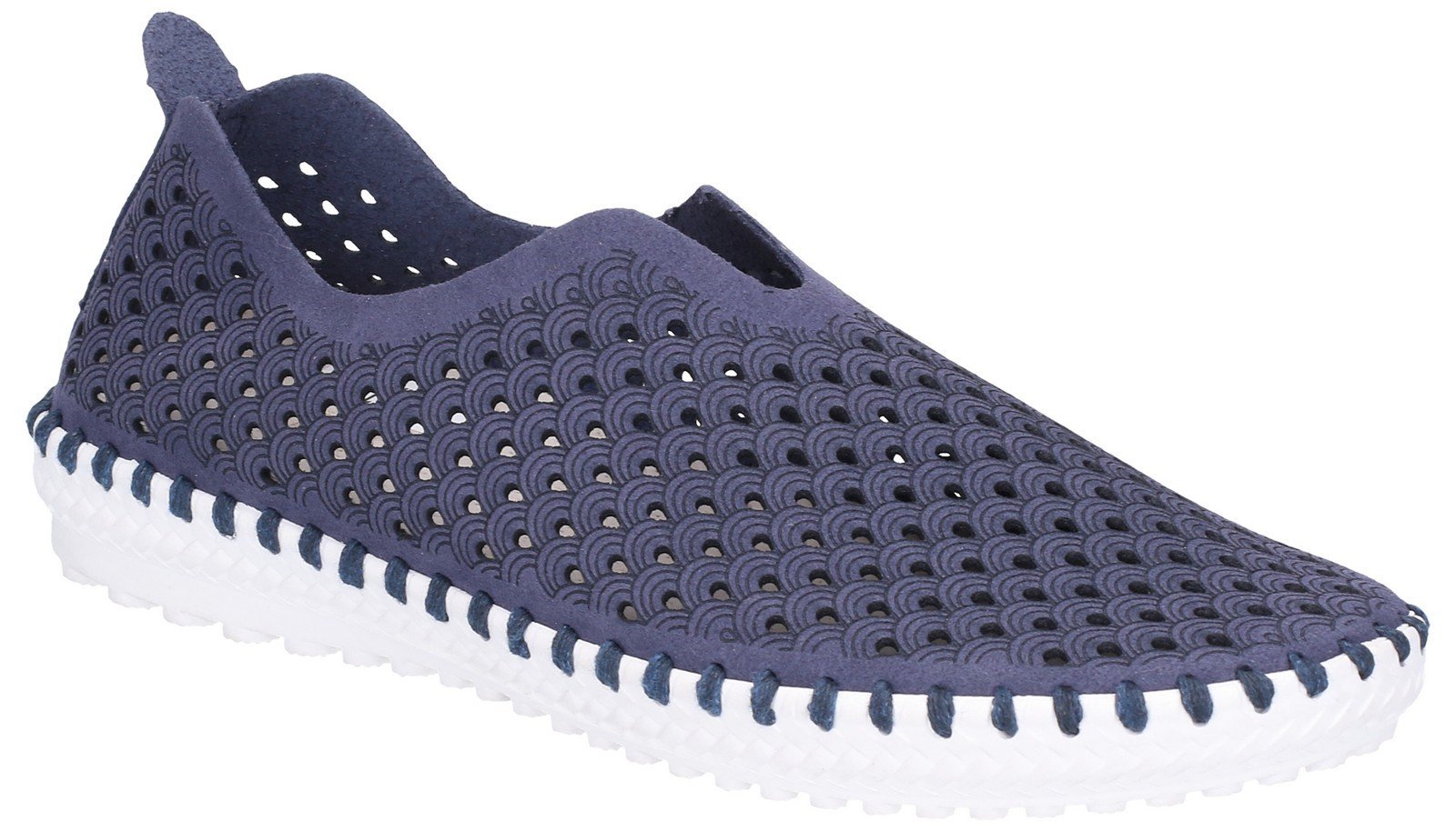 Divaz Women's Onyx Slip On Summer Trainer Blue 28307-47589 - Navy 7