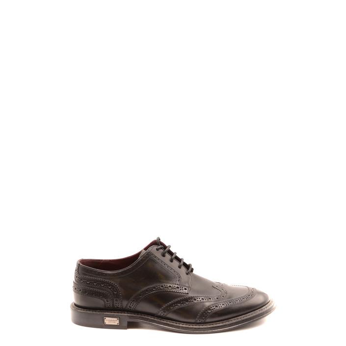 Dolce & Gabbana Men's Lace up Shoe Black 182033 - black 43