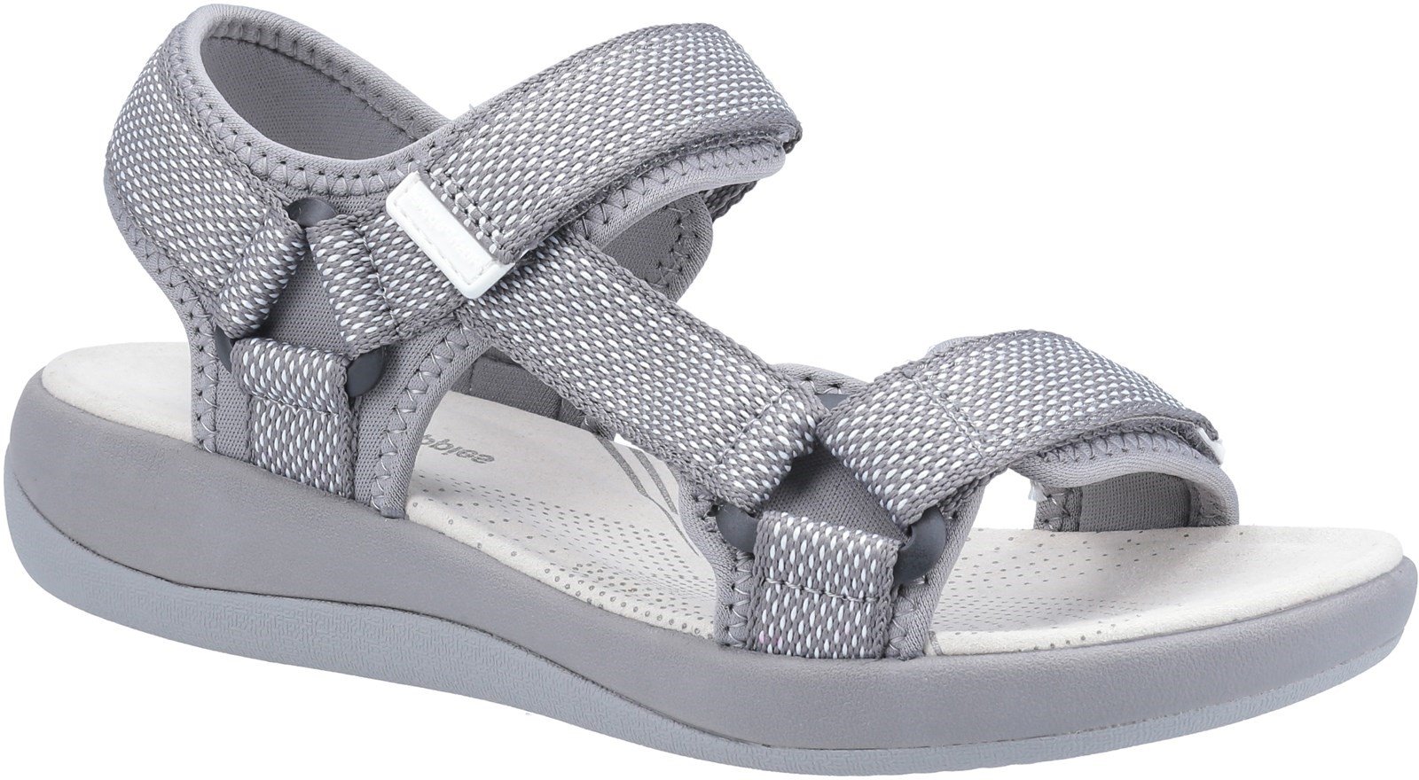 Hush Puppies Women's Sara Quarter Strap Sandal Various Colours 31959 - Grey 3