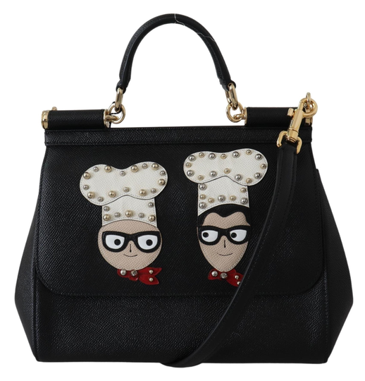 Dolce & Gabbana Women's #dgfamily Borse Satchel Handbag Black VAS12210