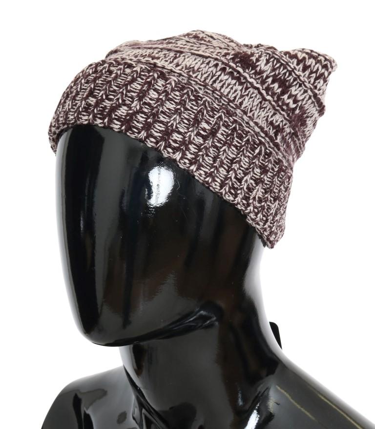 Dolce & Gabbana Men's Wool Winter Beanie Bordeaux HAT70000