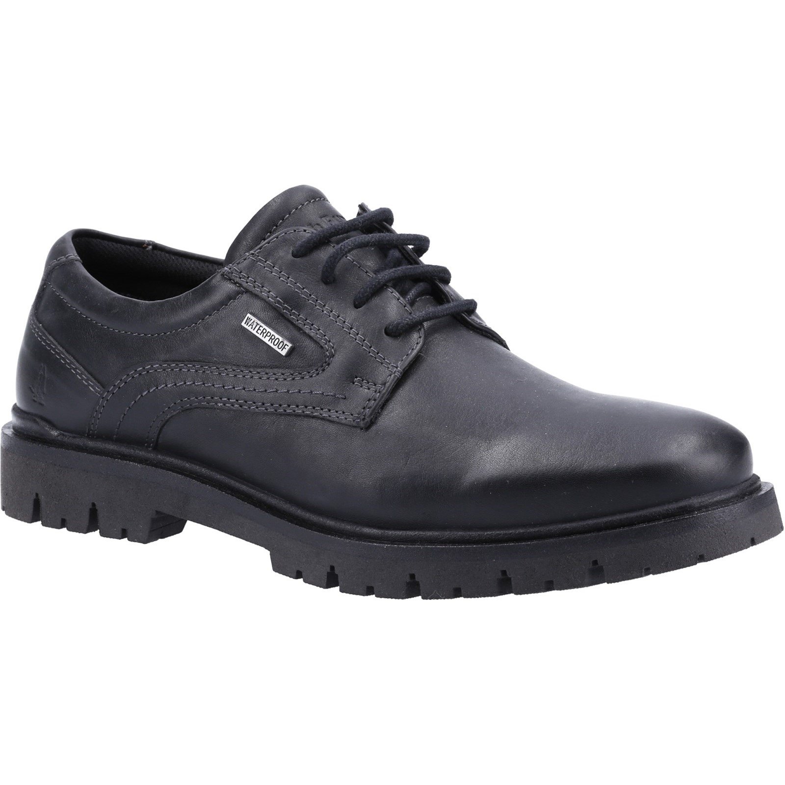 Hush Puppies Men's Parker Lace Derby Shoe Various Colours 32880 - Black 10