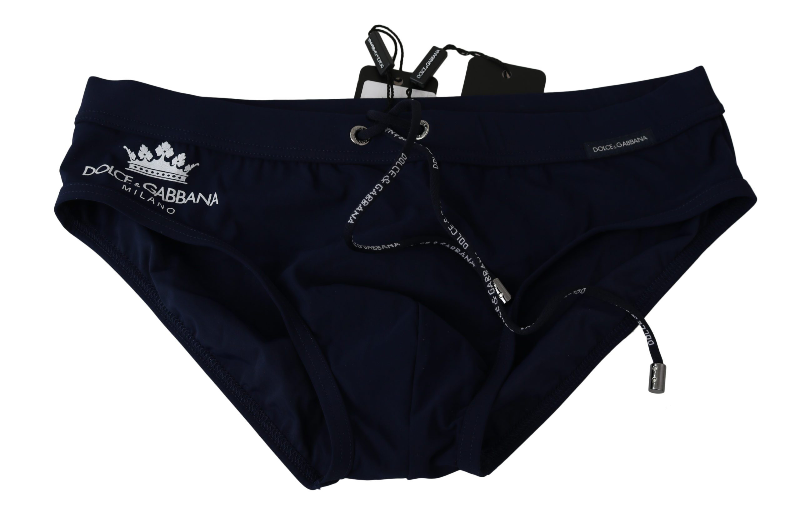 Dolce & Gabbana Men's Nylon Stretch Logo Briefs Blue BIK971 - IT3 | XS