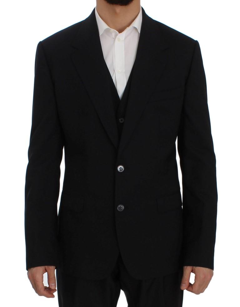 Dolce & Gabbana Men's Wool Stretch SICILIA Blazer Blue SIG30897 - IT52 | XL