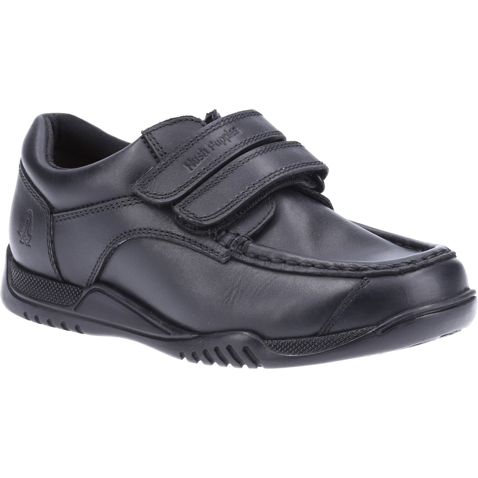 Hush Puppies Kid's Hayden Senior School Shoe Black 32733 - Black 4