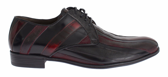 Dolce and Gabbana Men's Leather Formal Shoes Black SIG17161-2 - EU39.5/US6.5