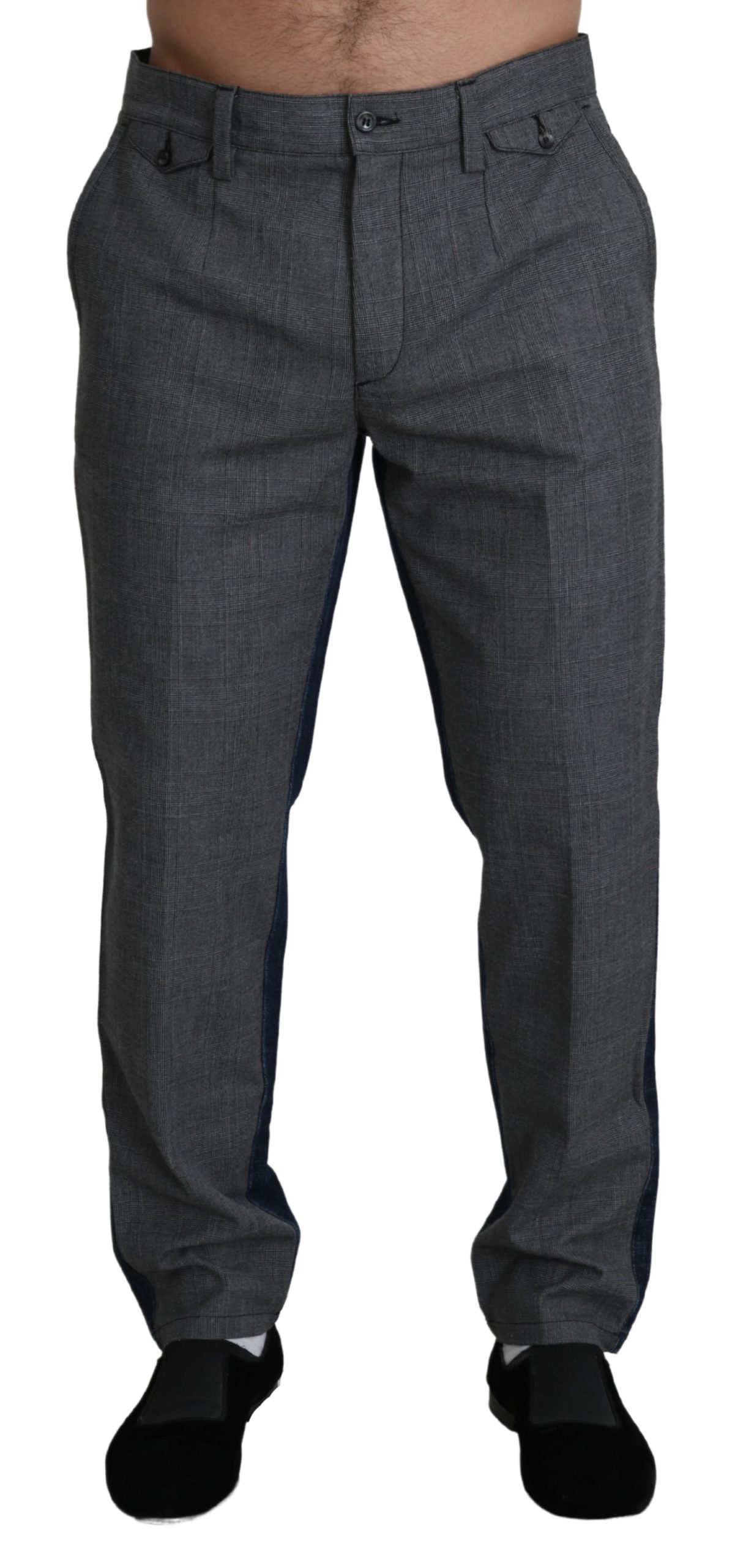Dolce & Gabbana Men's Cotton Trouser Gray PAN71387 - IT50 | L