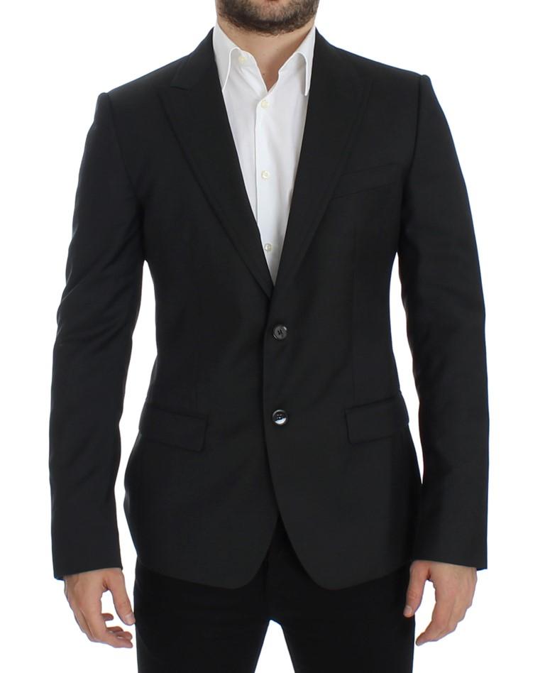 Dolce & Gabbana Men's wool slim fit blazer Black SIG12298 - IT48 | M