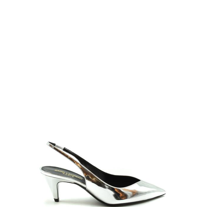 Saint Laurent Women's Sandal Silver 179481 - silver 36