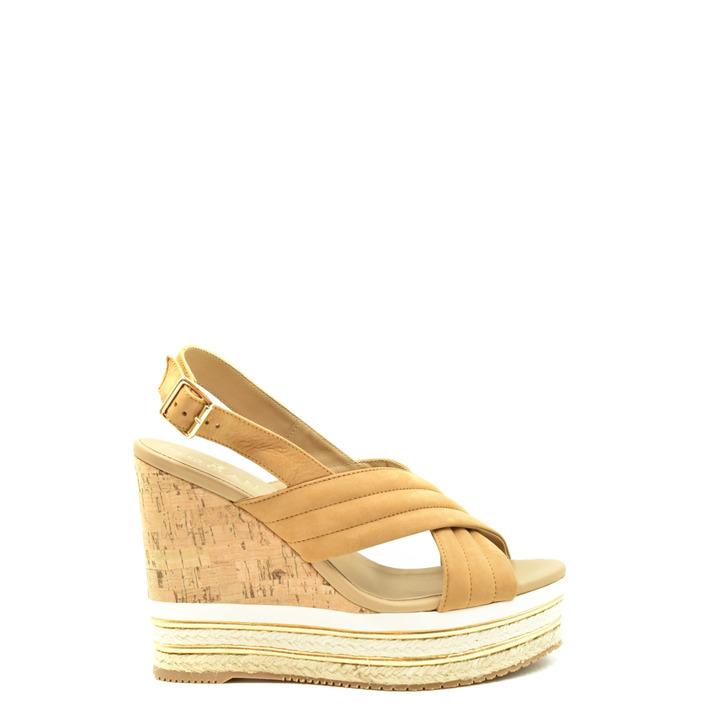 Hogan Women's Sandal Beige 179677 - beige 36