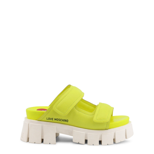 Love Moschino Women's Sandals Yellow JA28397G0EJB0 - yellow EU 39
