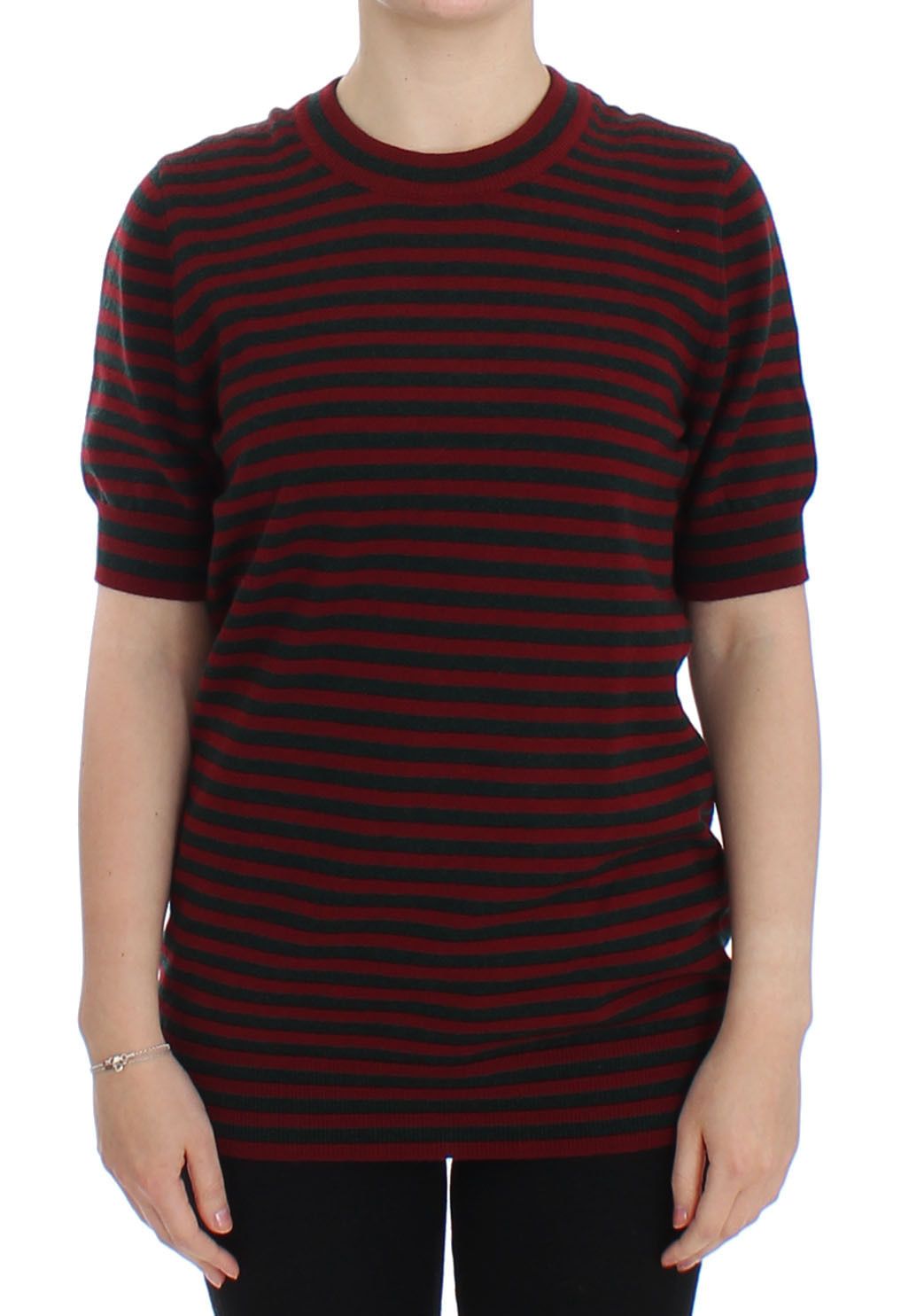 Dolce & Gabbana Women's Cashmere SS Sweater Red SIG13354 - IT36 | S