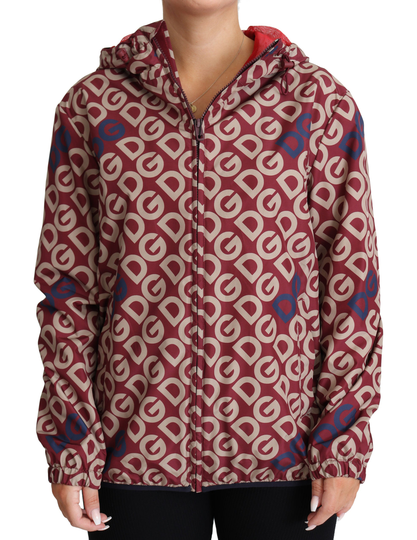 Multicolor DG Logo Hooded Windbreaker Jacket - IT40|S