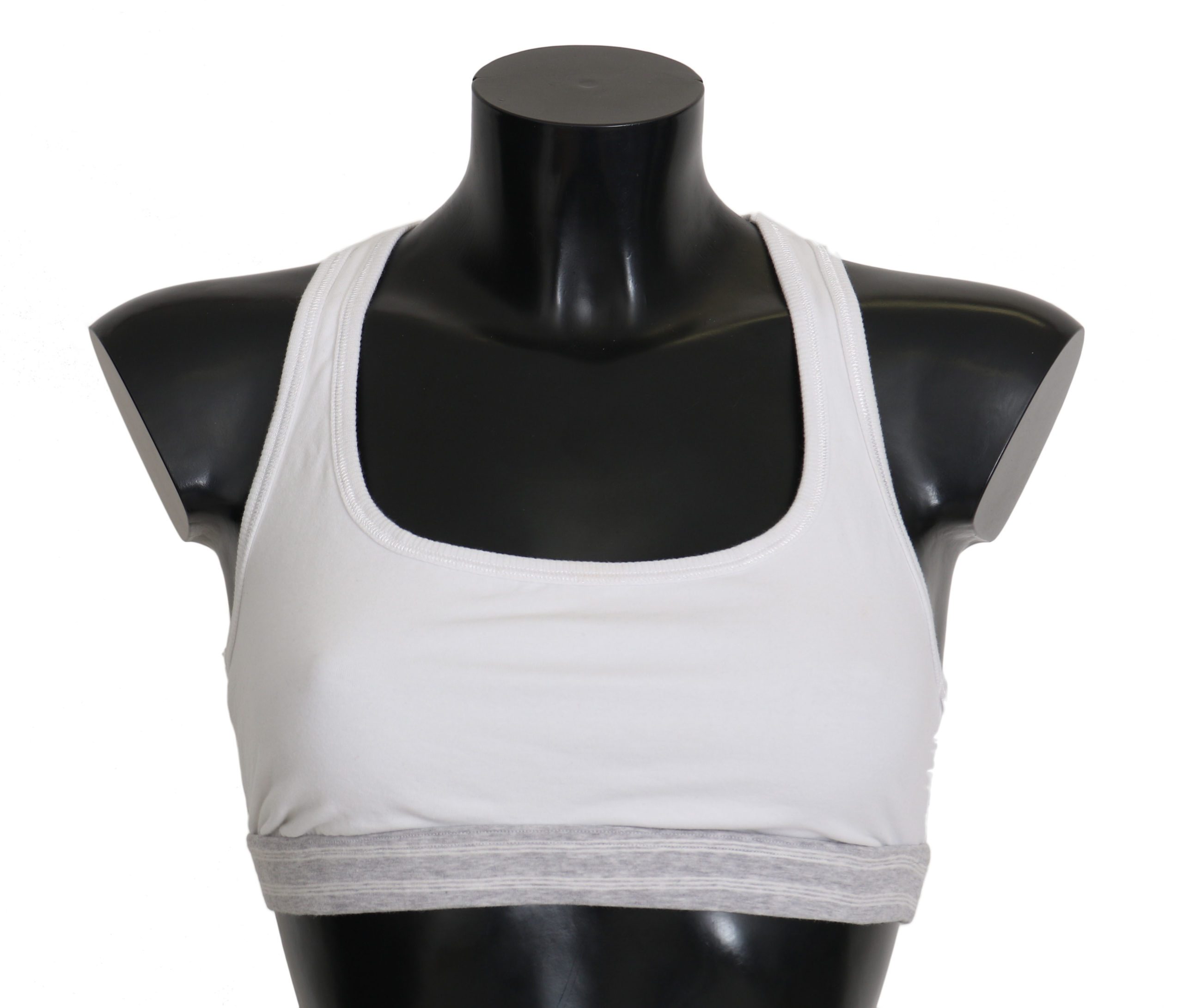 Dolce & Gabbana Women's Cotton Sport Stretch Bra White BIK244 - IT3 | M