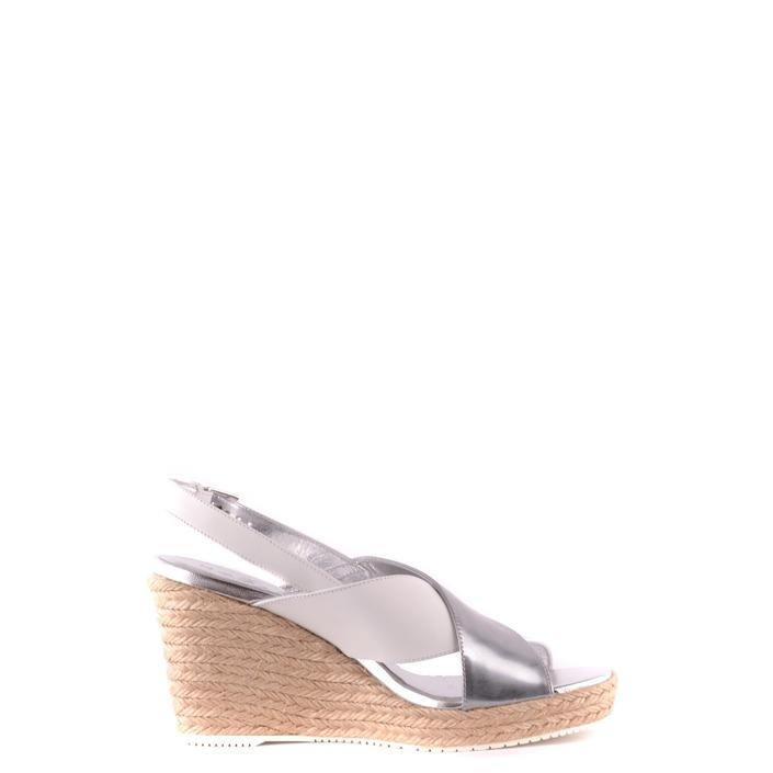 Hogan Women's Wedges Silver 166341 - silver 36.5