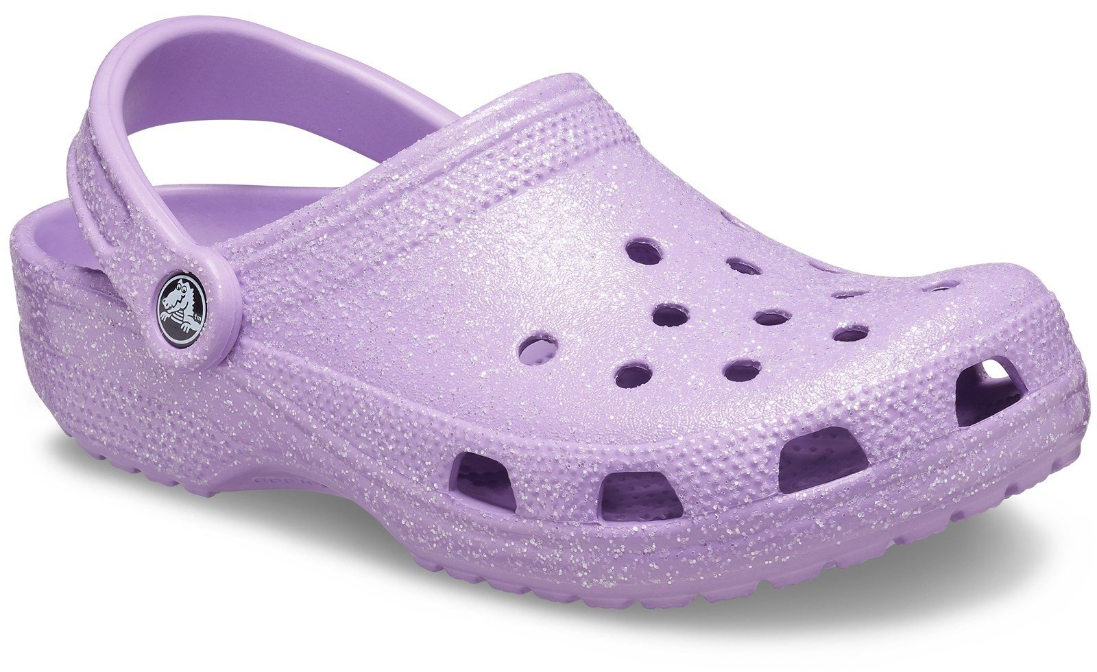Crocs Women's Sugar Glitter Beach Sandal Various Colours 32076 - Orchid 3