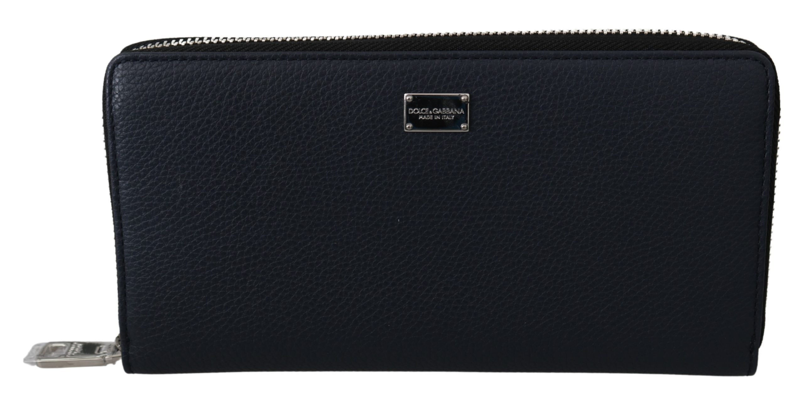 Dolce & Gabbana Men's Dauphine Leather Continental Wallet Blue VAS9704