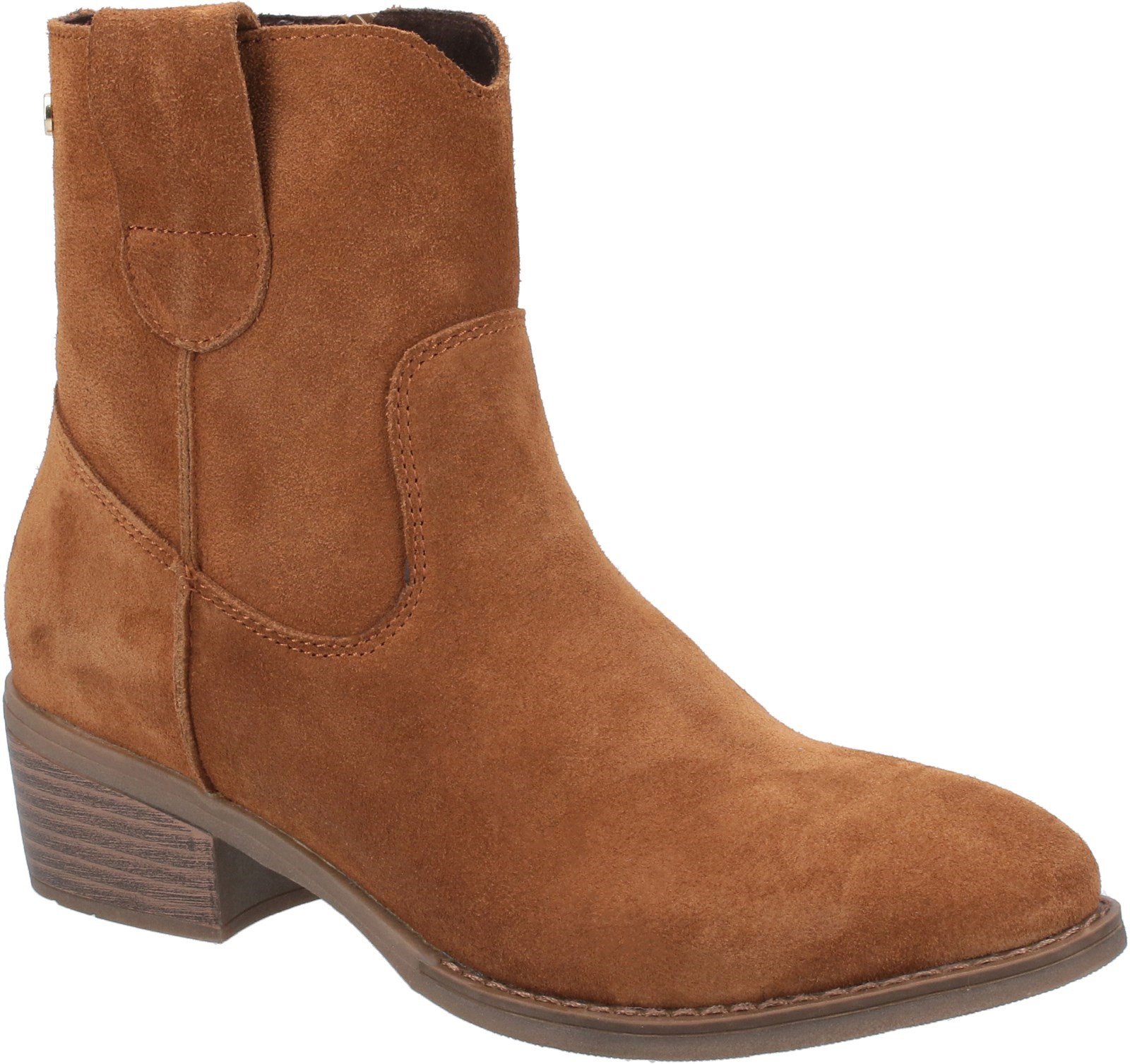 Hush Puppies Women's Iva Ladies Ankle Boots Various Colours 31187 - Tan 3