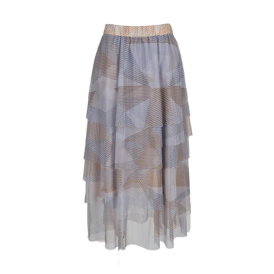 Peserico Women's Skirt Brown 341916 - multicolor 40