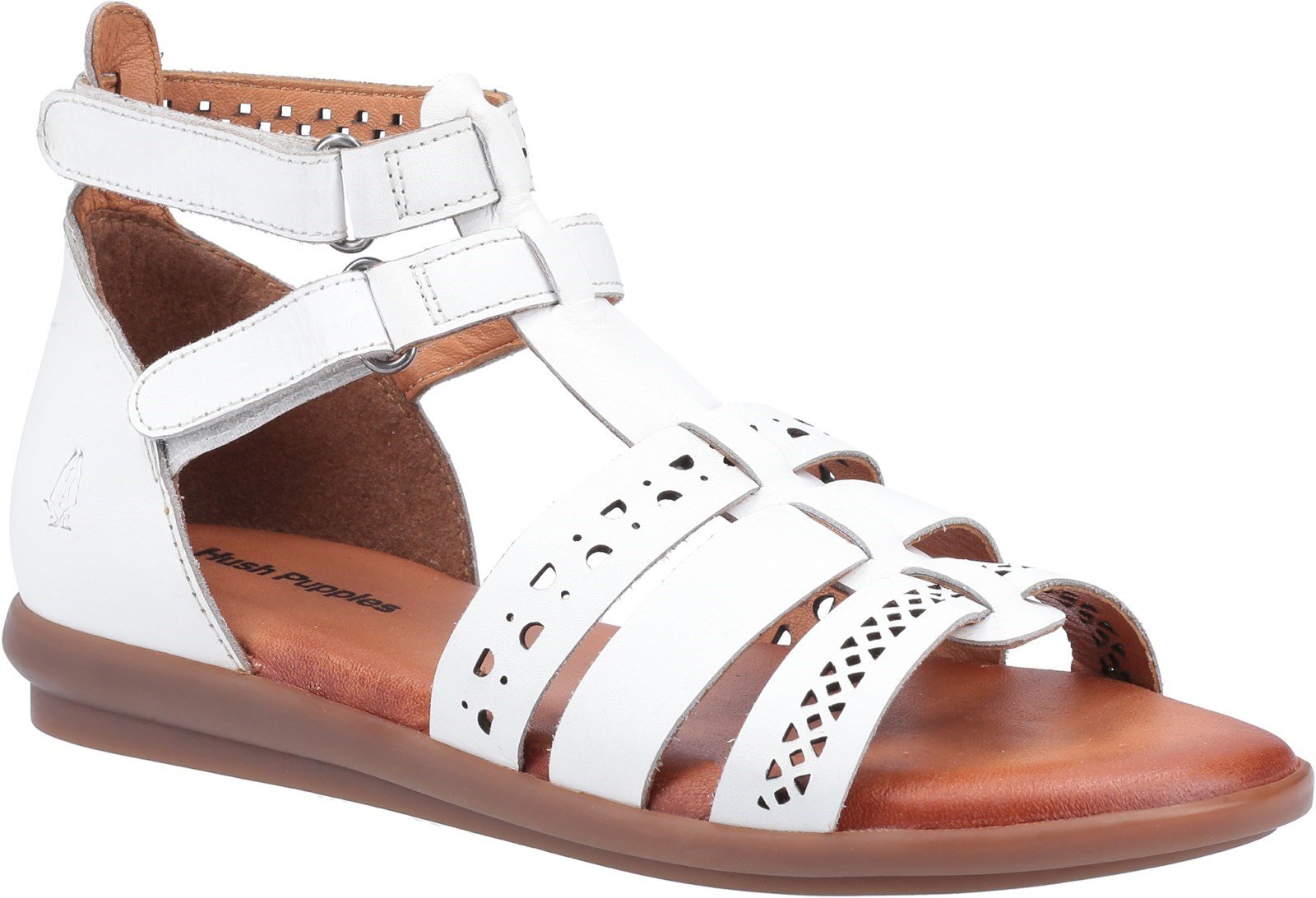 Hush Puppies Women's Nicola Sandal Various Colours 31963 - White 3