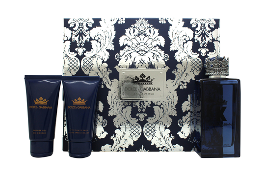 Dolce & Gabbana K Gift Set 100ml EDP + 50ml After Shave Balm + 50ml Shower Gel - 0