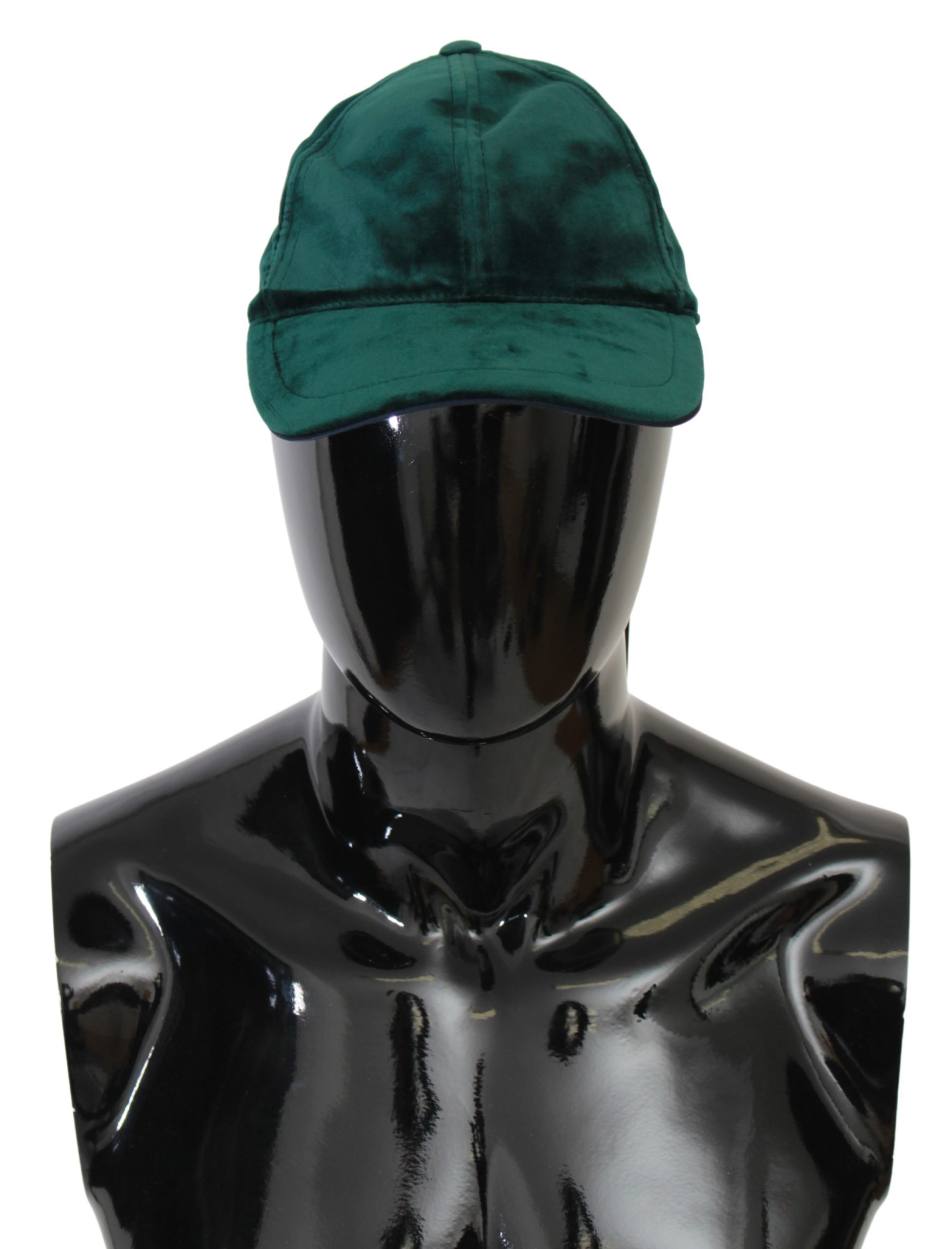 Dolce & Gabbana Men's Solid Baseball Cotton Cap Green HAT20035 - 57 cm|S