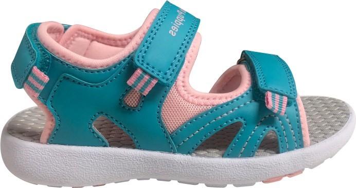 Hush Puppies Women's Lilly Quarter Strap Sandal Various Colours 32652 - Aqua 10