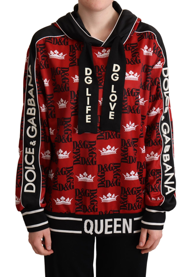 Multicolor DG Queen Hooded Sweatshirt Sweater - IT40|S