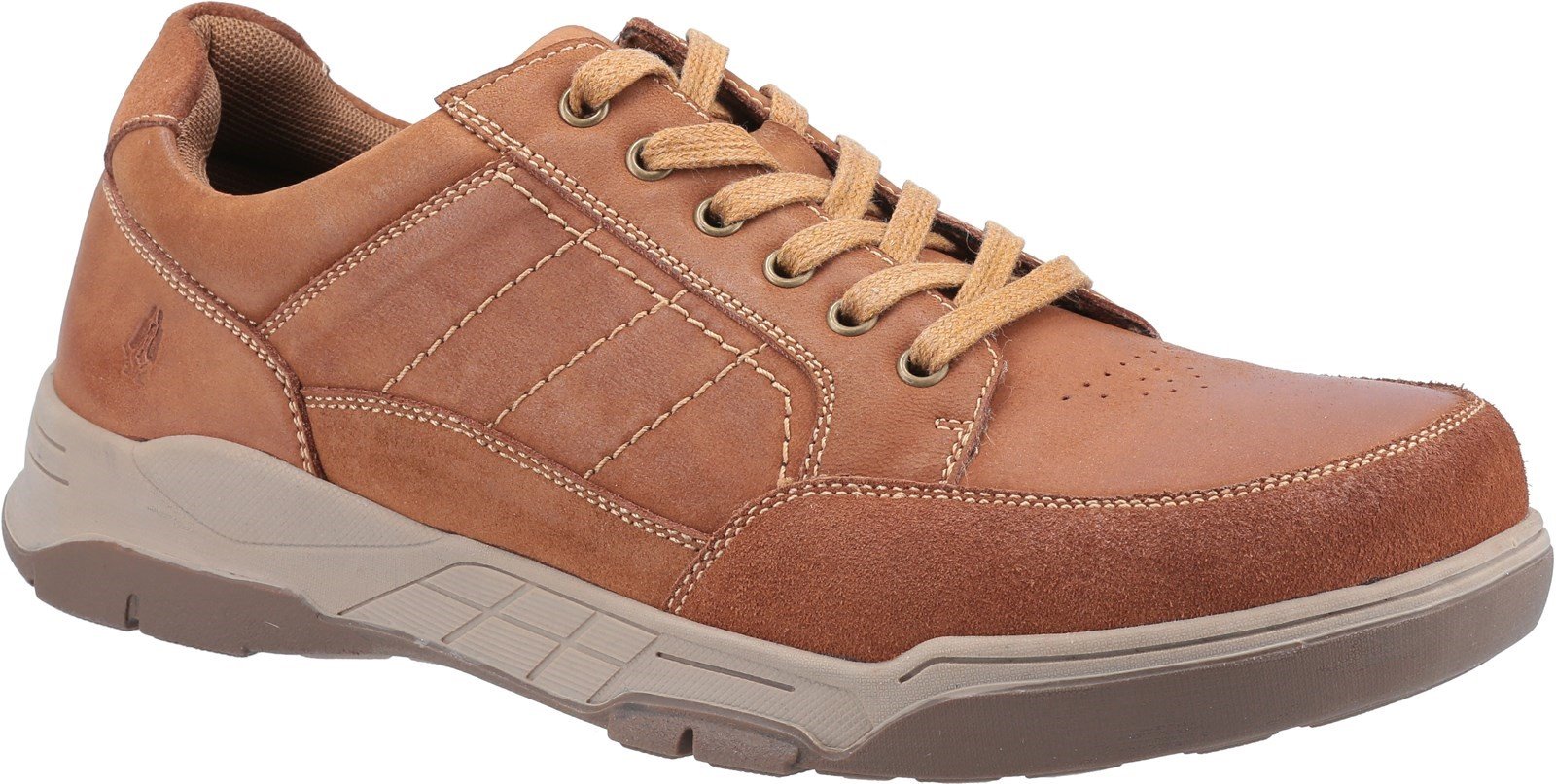 Hush Puppies Men's Finley Lace Trainer Various Colours 32011 - Tan 7
