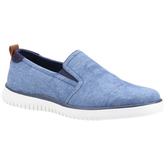 Hush Puppies Men's Danny Slip On Shoes Various Colours 34228 - Navy 6